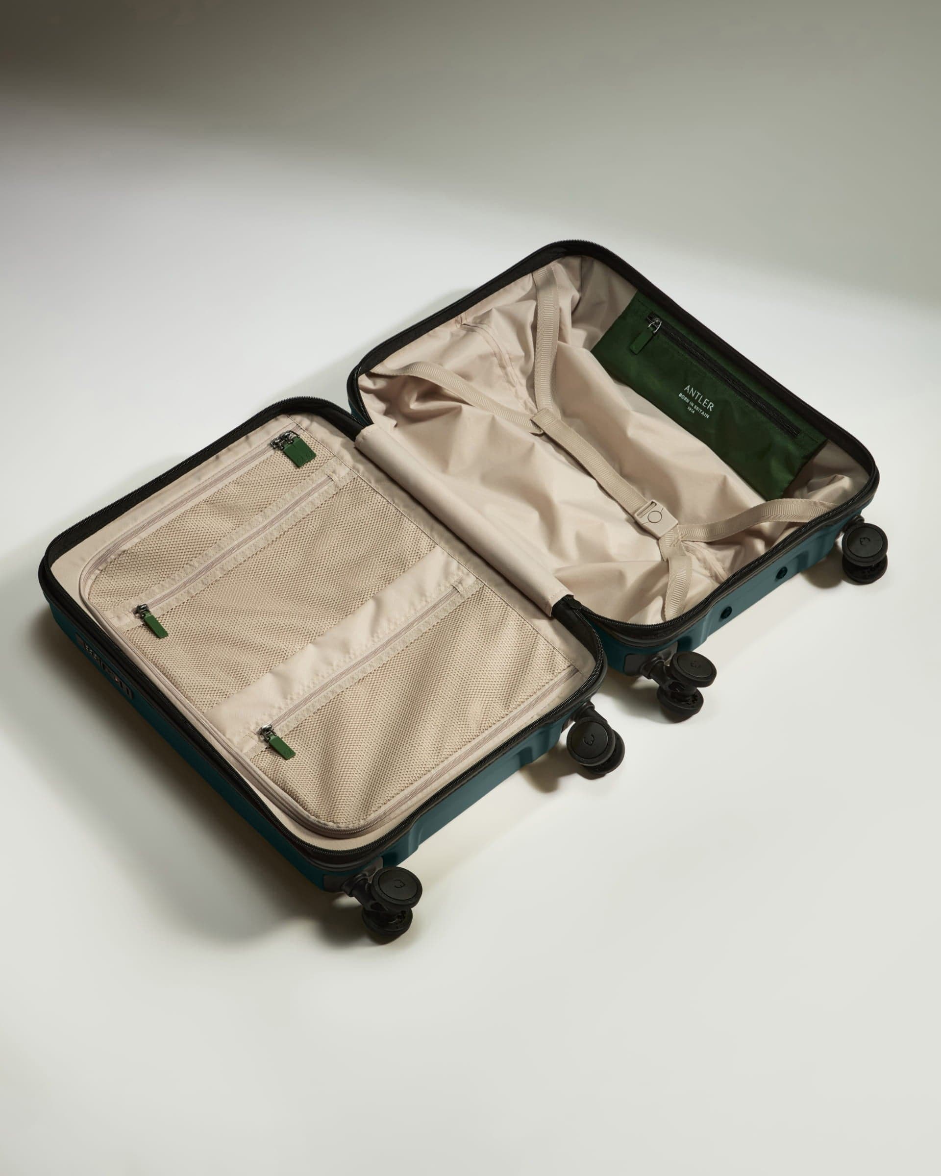 Cabin Suitcase in Glade Blue - Icon Stripe - Image 4