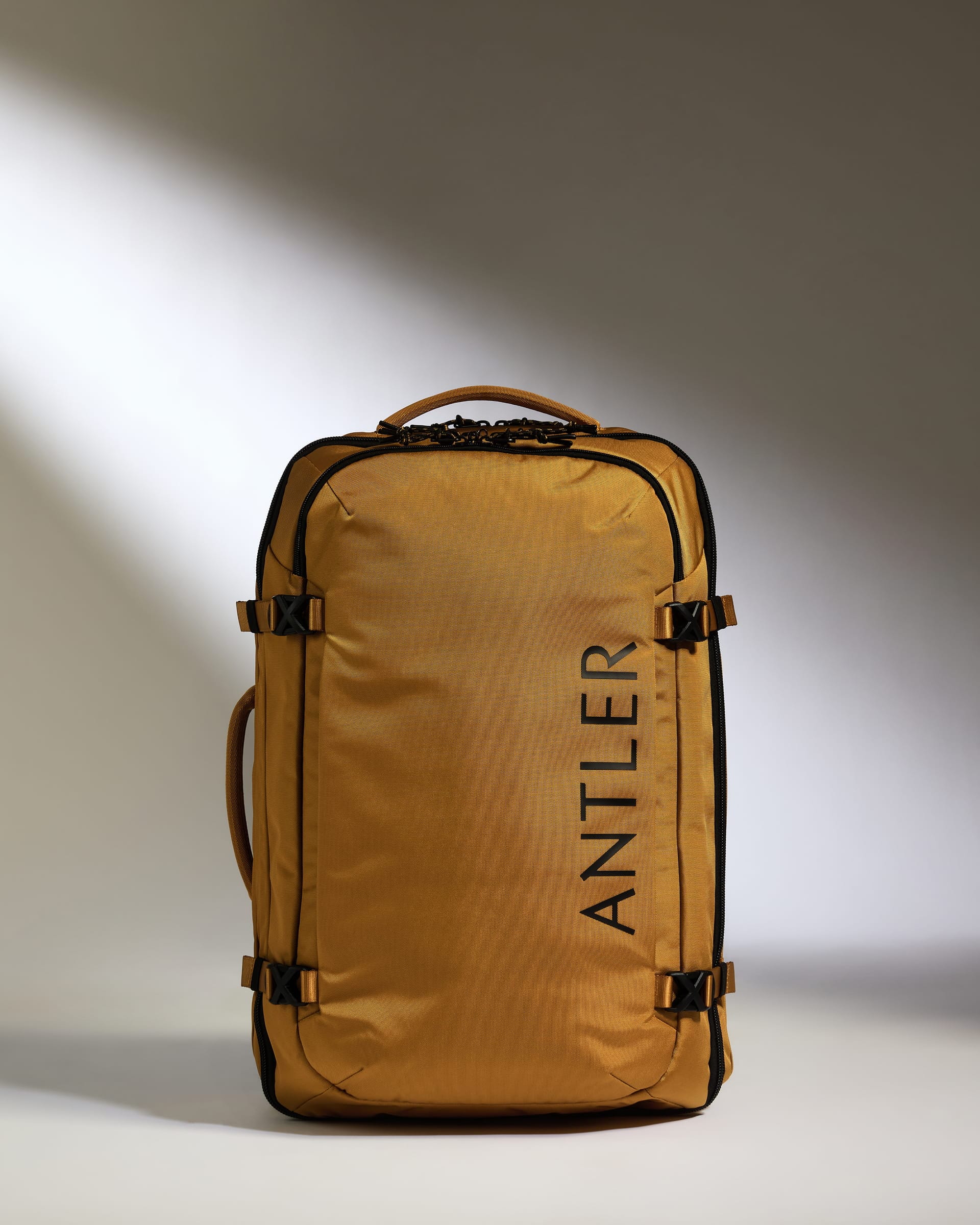 Discovery 60L Hybrid Duffle Backpack in Mustard Yellow - Image 4