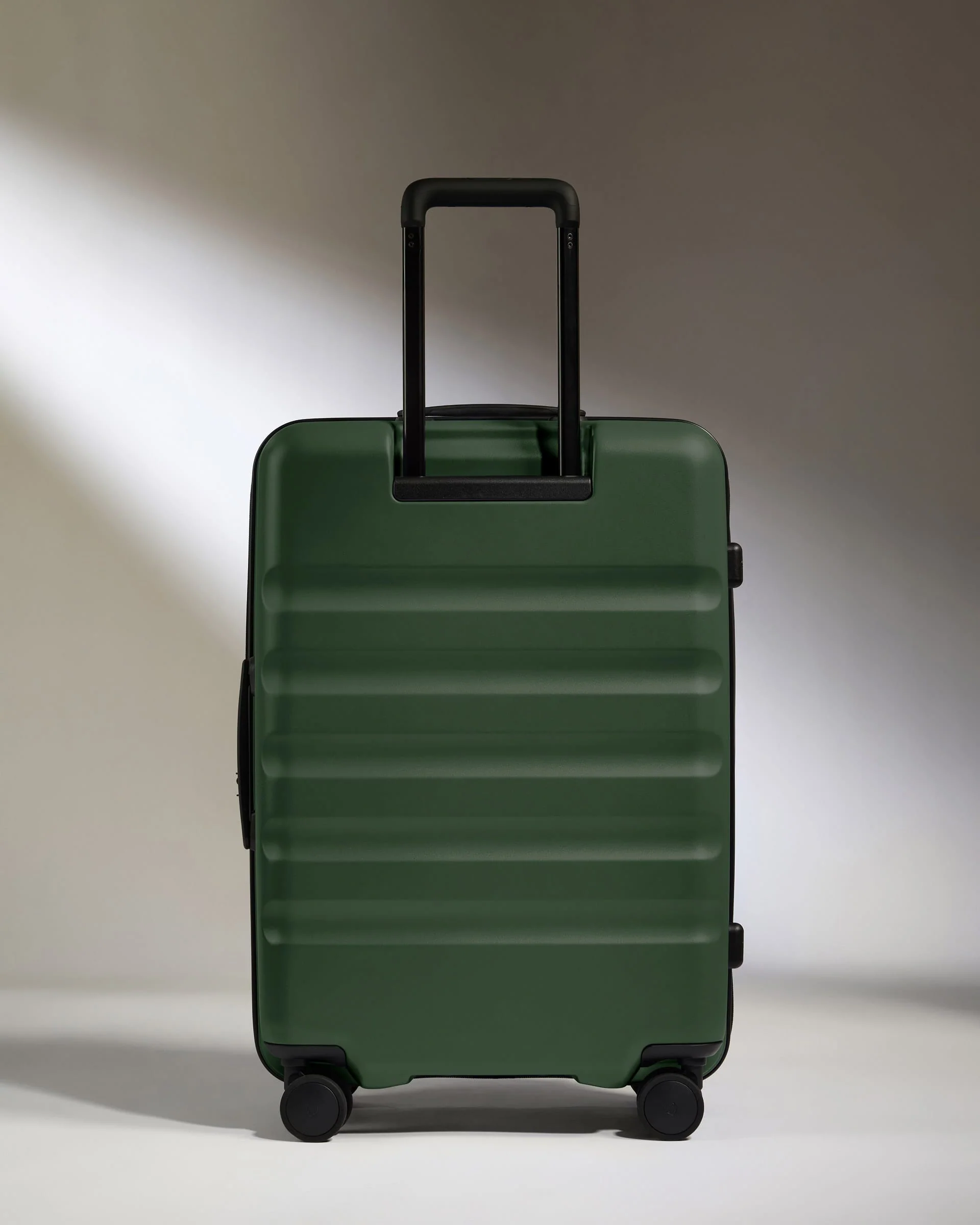 Dual Opening Medium Suitcase in Antler Green - Icon Stripe - Image 7