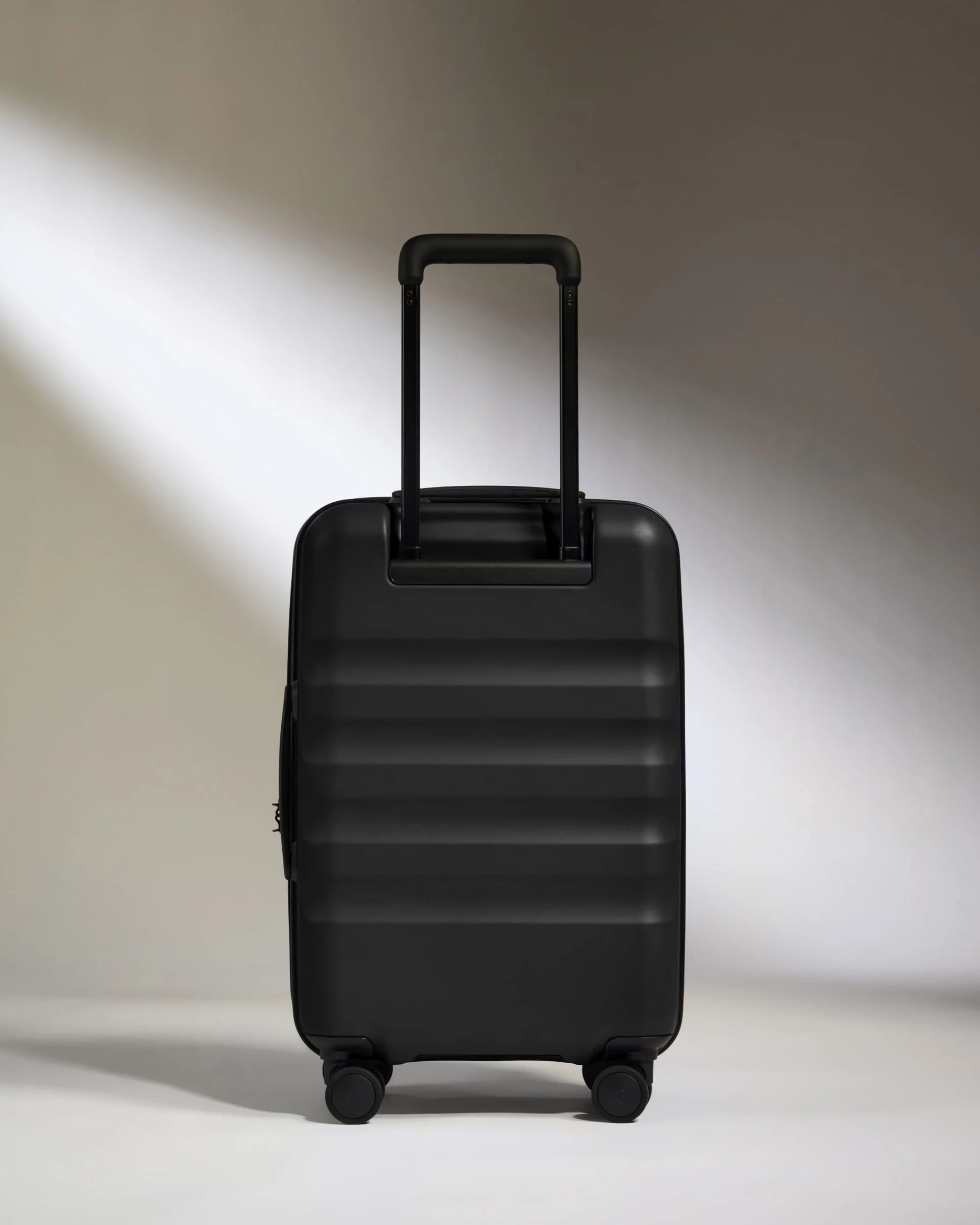Dual Opening Cabin Suitcase in Black - Icon Stripe - Image 7