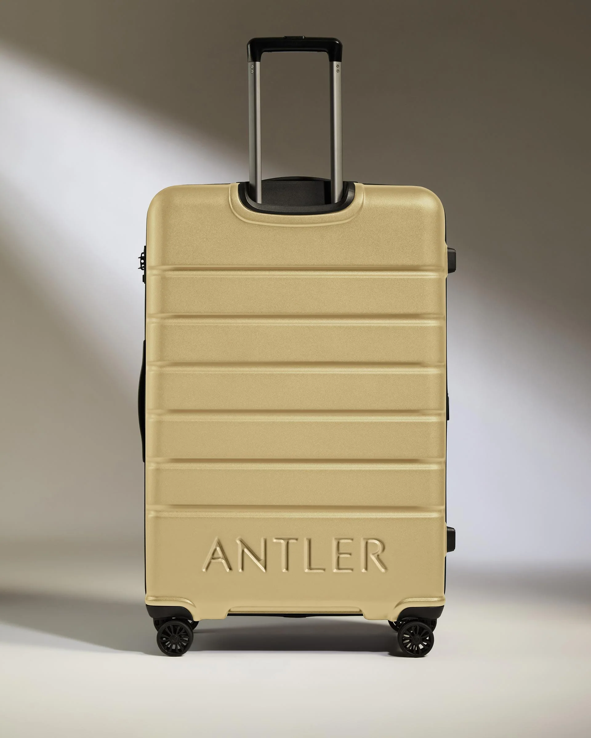 Expandable Suitcase Set in Dark Sand - Logo - Image 5