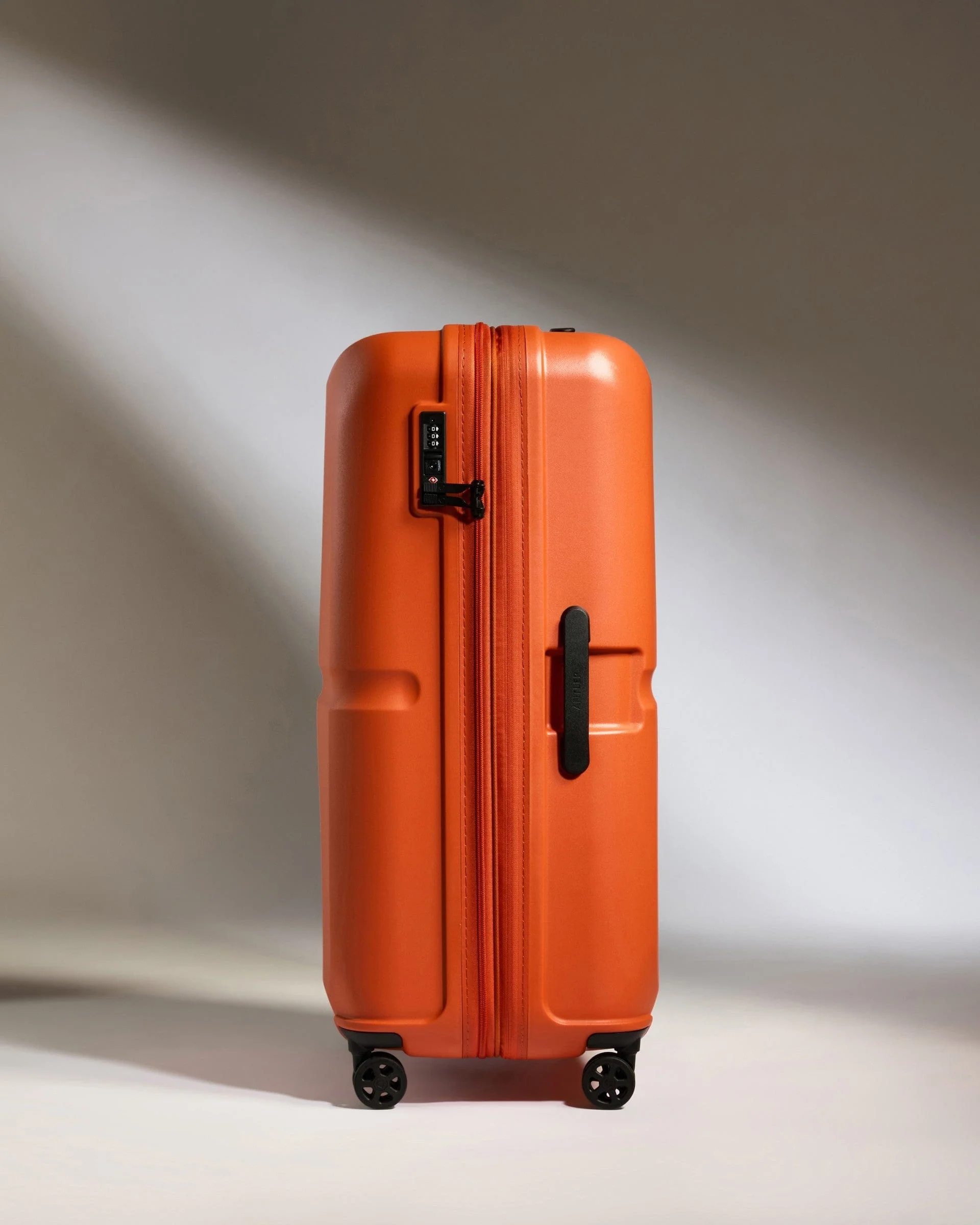 Large Suitcase in Ember Orange - Single Stripe - Image 5