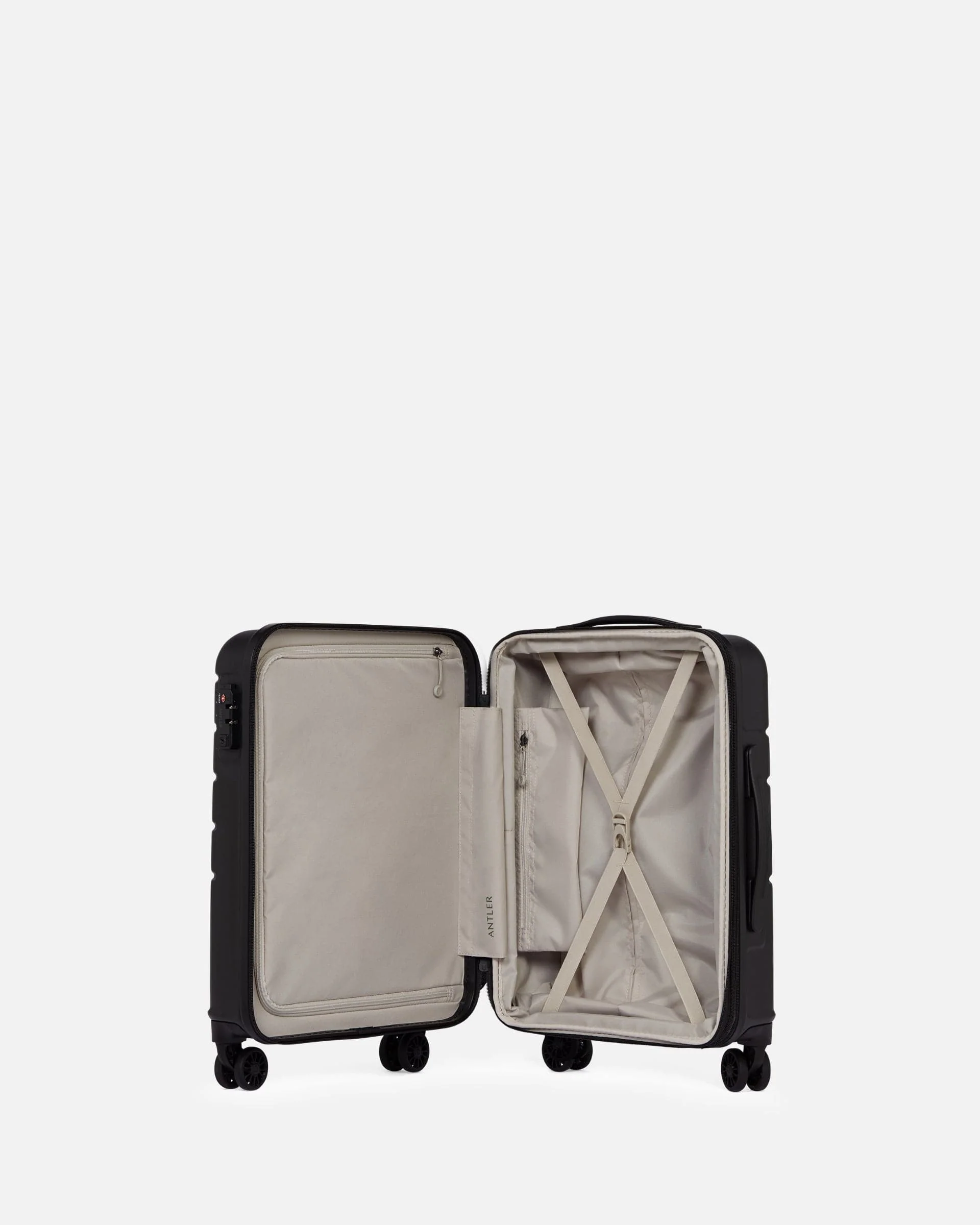Cabin Suitcase in Black - Logo - Image 5