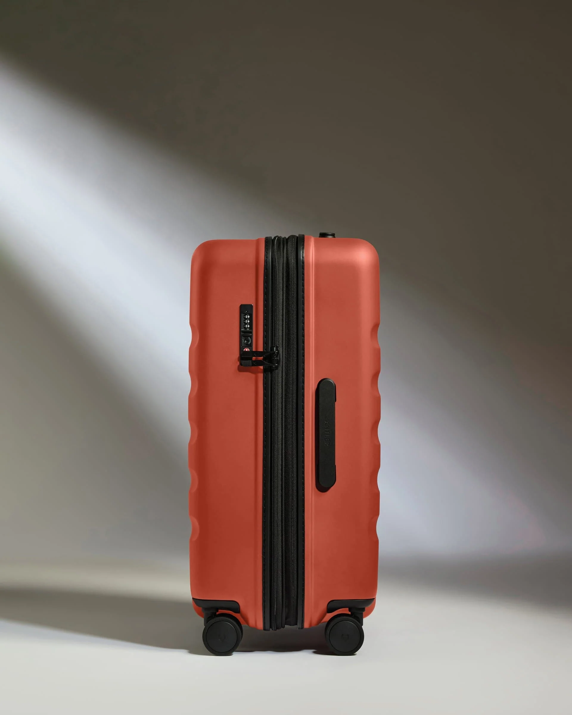 Medium Suitcase in Buckthorn Red - Icon Stripe - Image 4