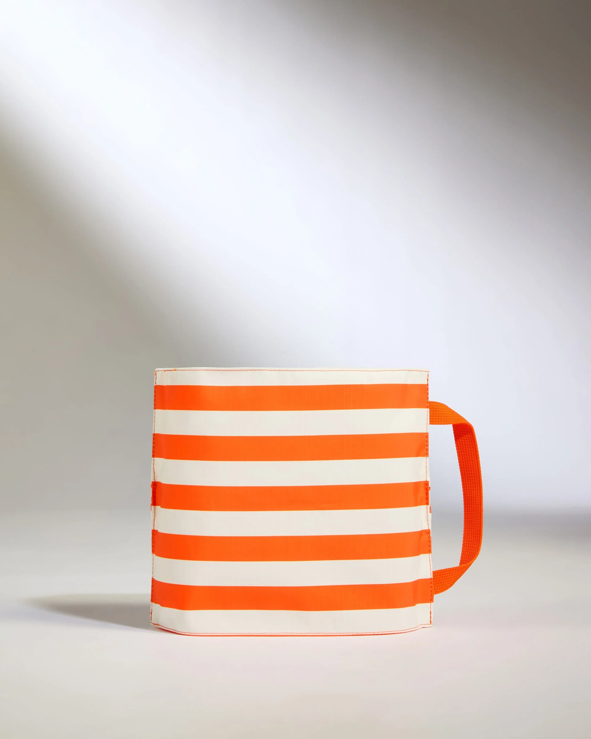 Stripe Poolside Pouch in Coral - Summer Capsule - Image 5
